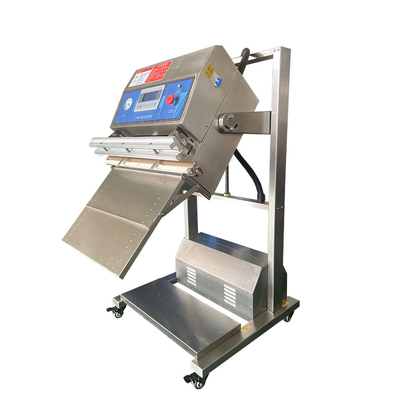 Stainless steel vertical external suction vacuum packaging machine - 600