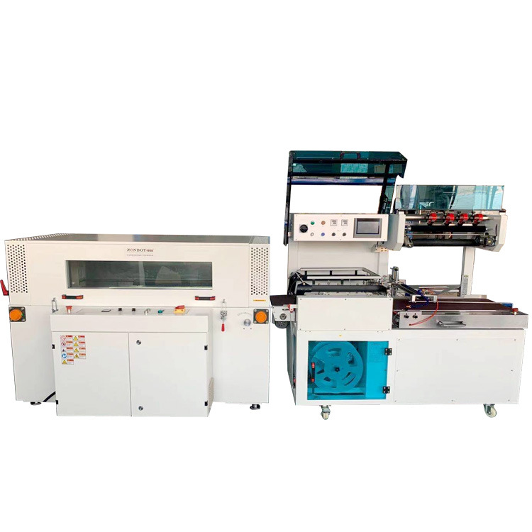 Full-automatic L-type sealing and cutting heat shrinking machine - FQ5AX+DN4525