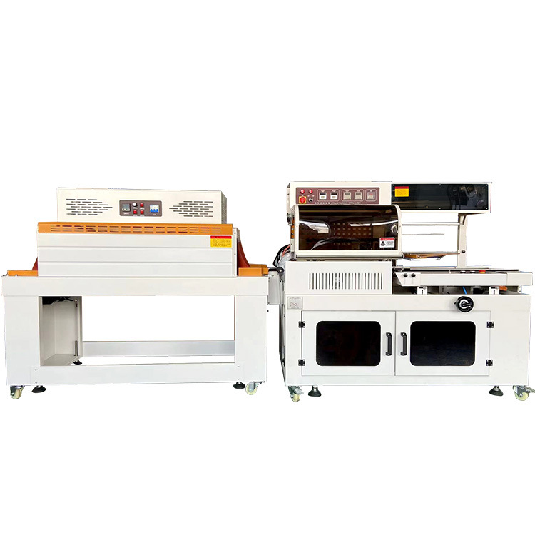 Full-automatic L-type sealing and cutting heat shrinking machine - 450A+PN4525